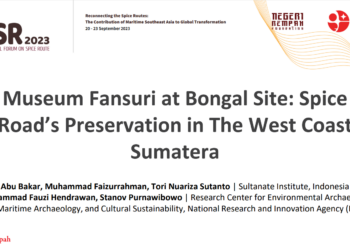 Sultanate Institute Presentasikan Museum Fansuri Situs Bongal di IFSR 2023