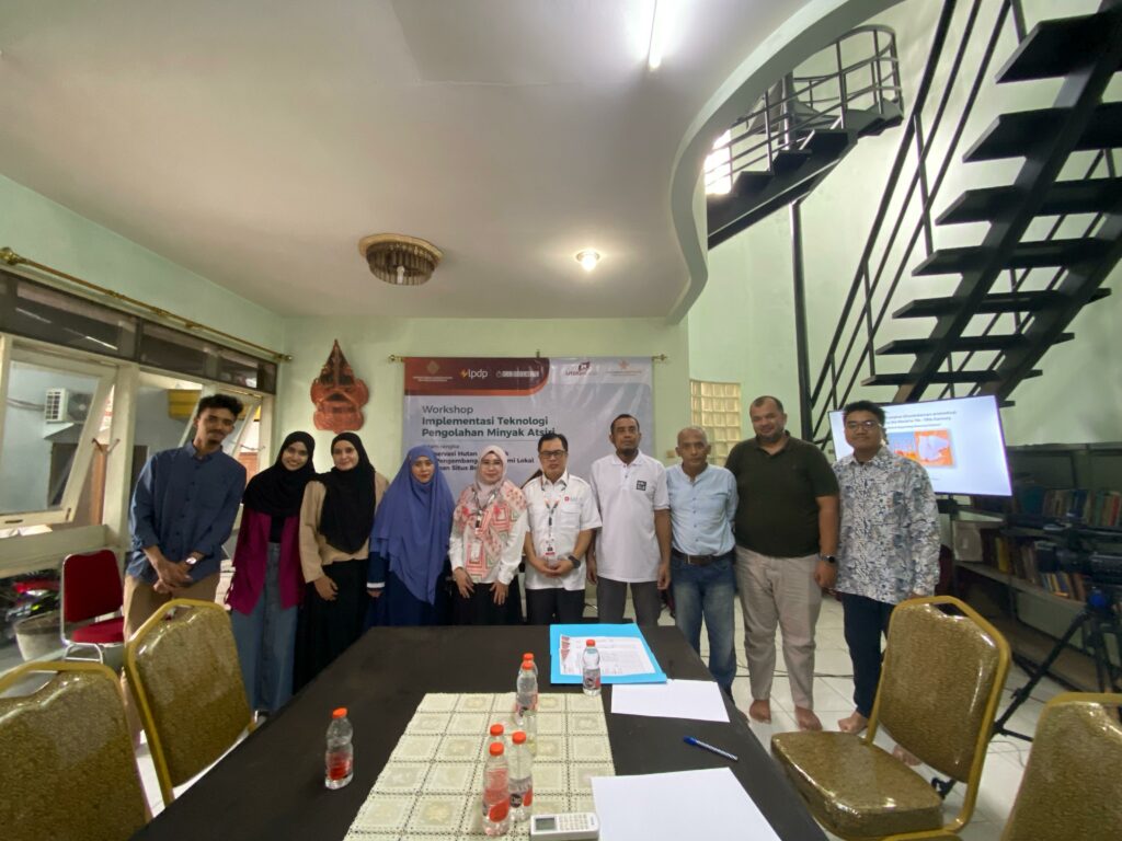 Workshop Implementasi Teknologi Pengolahan Minyak Atsiri dalam rangka Konservasi Situs Bongal