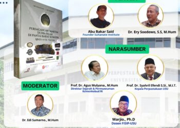 Bedah Buku Perdagangan Maritim Dunia Islam di Pantai Barat Sumatra Abad I-IV H/VII-X M